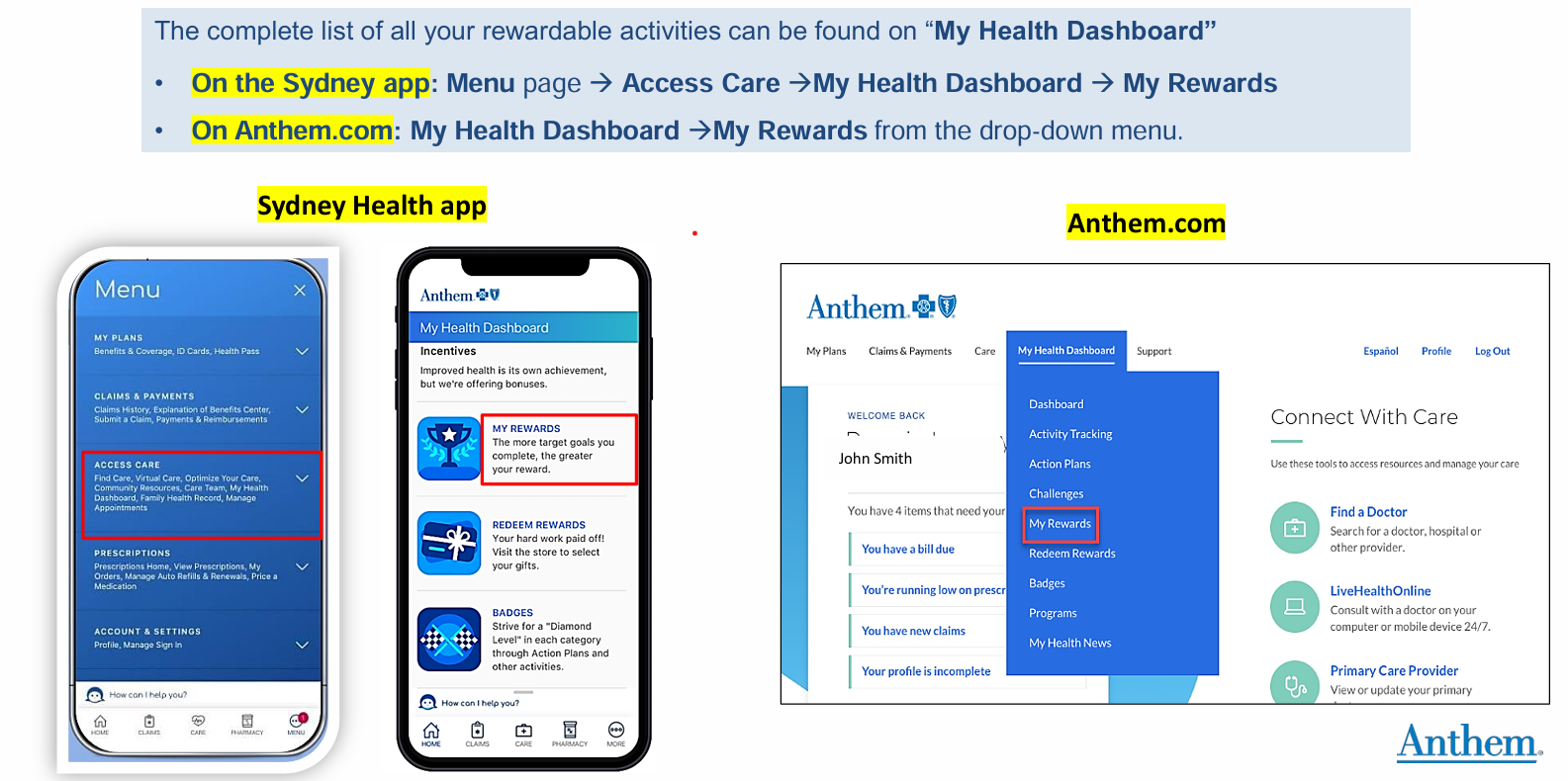 My Health Dashboard